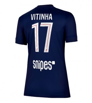 Paris Saint-Germain Vitinha #17 Hjemmebanetrøje Dame 2025-26 Kortærmet